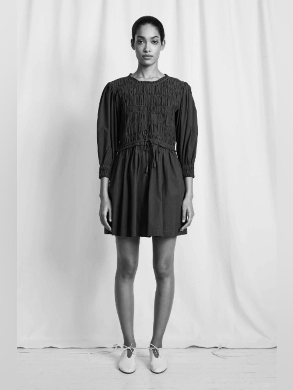 APIECE APART ALDEA MINI DRESS Black Size Small